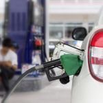 Close up of fuel monitoring system refueling a petroleum to vehi vehicle asset tracking